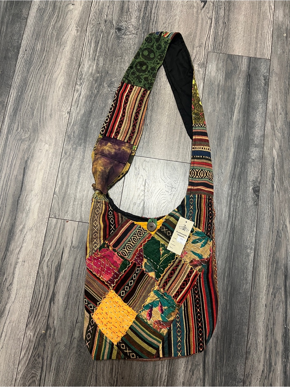 NWT Kathmandu Collection Quilted Patchwork Hobo bag - Picture 2 of 3
